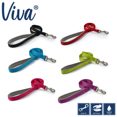 Ancol Viva Padded Lead Blue 1mx12mm - Ormskirk Pets