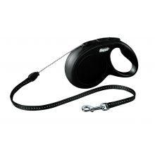 Flexi Classic Cord Black 8m Small - Ormskirk Pets