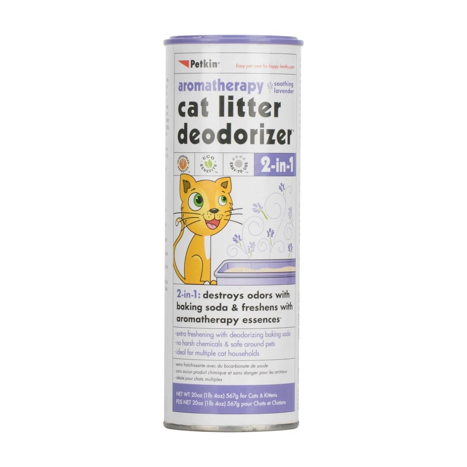 Petkin Cat Litter Deodoriser 567G - Ormskirk Pets