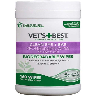 Rosewood Clean Eye & Ear Biodegradable Wipes for Dogs & Cats 160pc - Ormskirk Pets