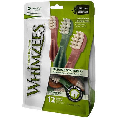 Whimzees Brush Pre Pack 110mm Medium - Ormskirk Pets