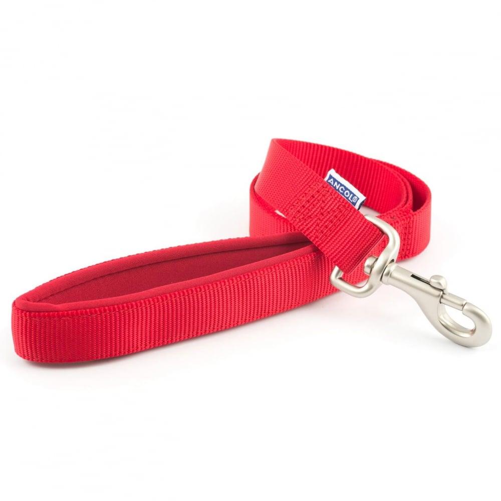 Ancol Nylon Lead Red 1.9x100cm - Ormskirk Pets