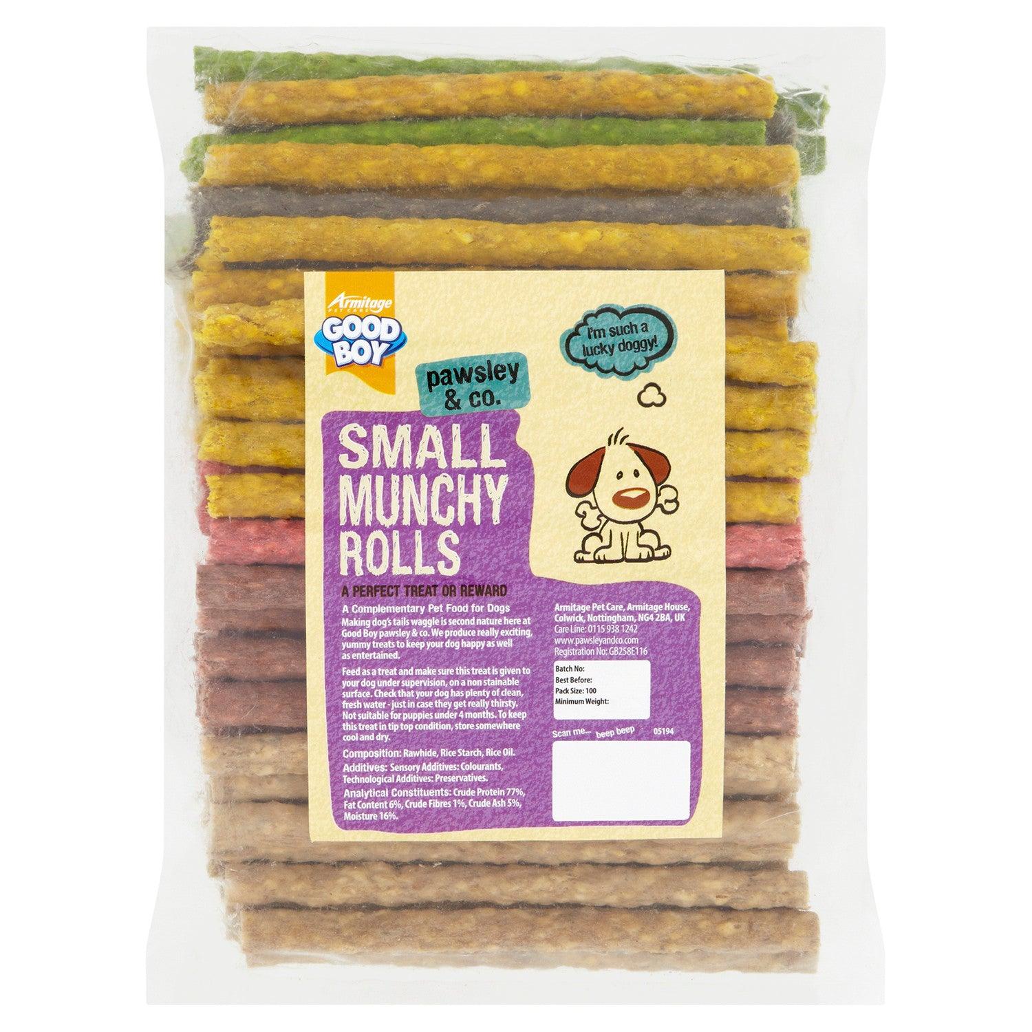 Good Boy Munchy Rolls Assorted 125m 5" x 100 - Ormskirk Pets