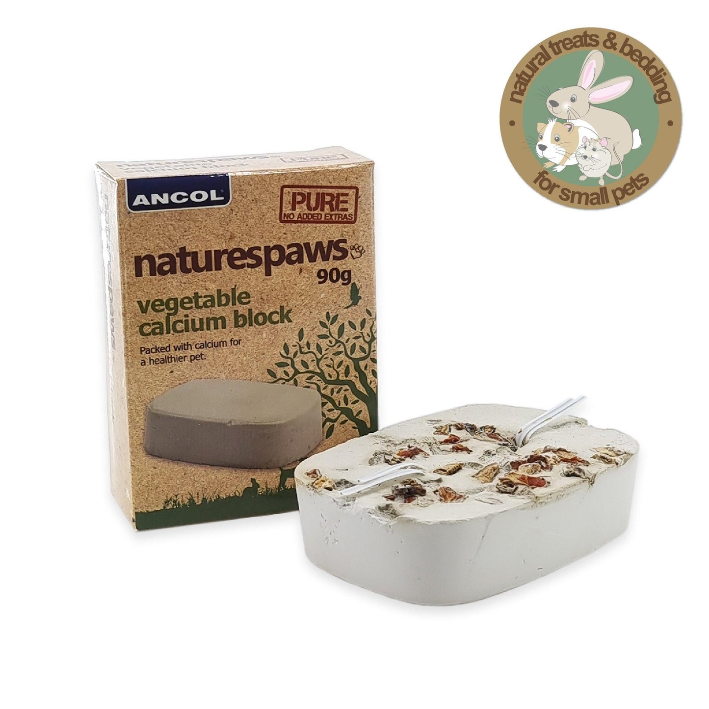 Ancol Naturespaws Vegetable Calcium Block - Ormskirk Pets