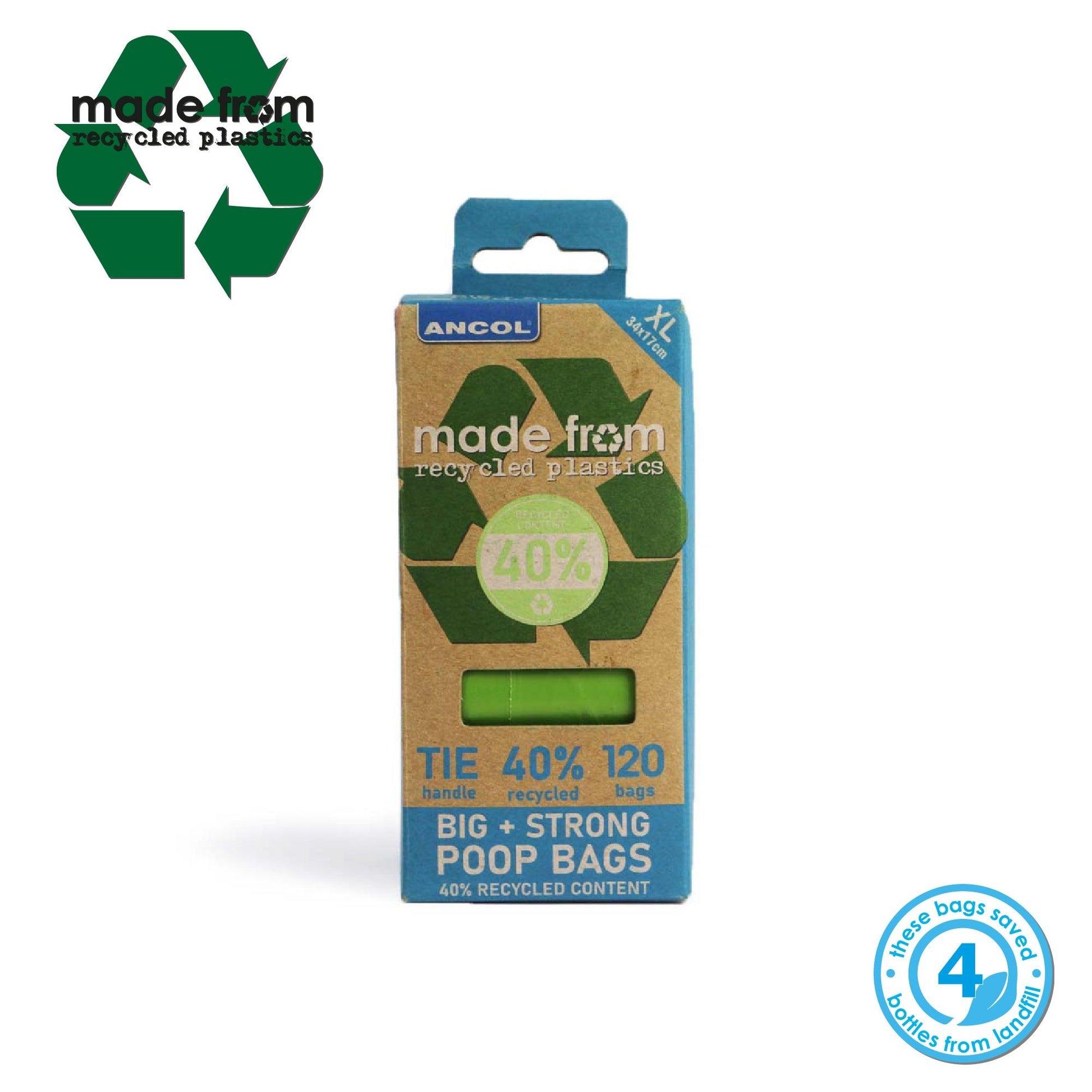 Ancol Made From Poo Bag 8 X Refill Pack - Ormskirk Pets