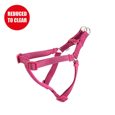 Ancol Padded Nylon Dog Harness Raspberry XL 88-120cm - Ormskirk Pets