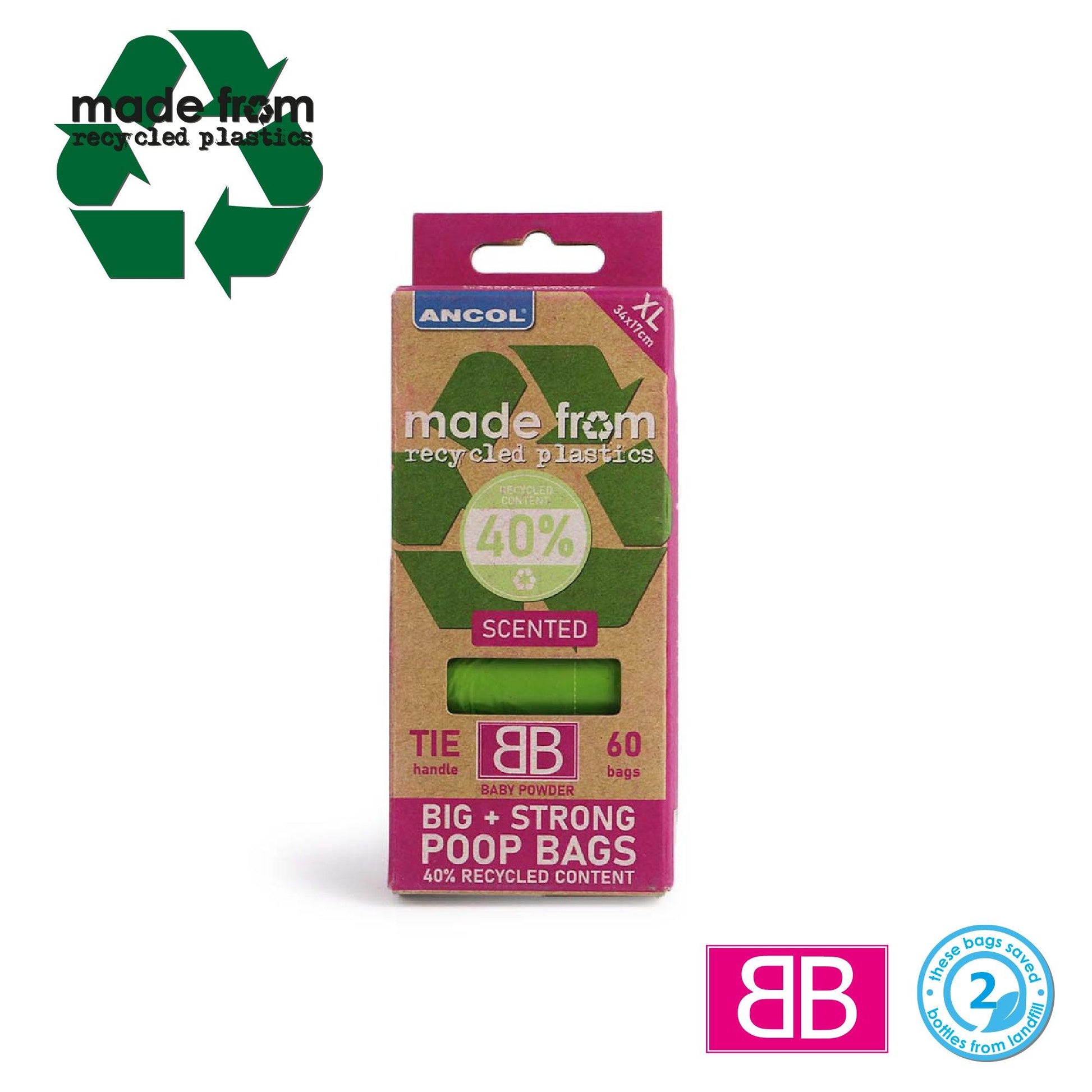 Ancol Made From Scented Poop Bag 4 Refill Pack - Ormskirk Pets