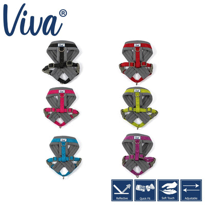 Ancol Viva Padded Harness Black S 36-42cm