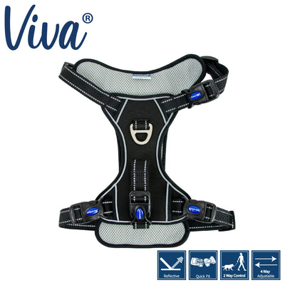 Ancol Viva Travel Harness Black