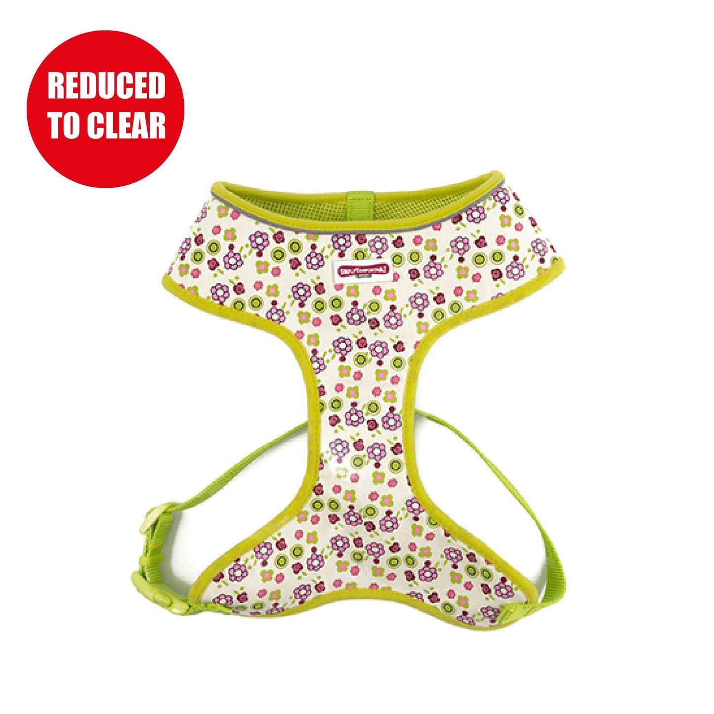 Ancol Lime Flowers Dog Harness L 53-74cm - Ormskirk Pets