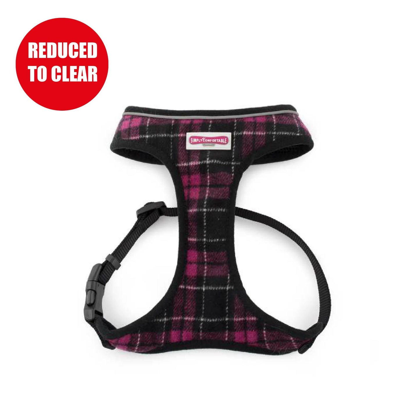 Ancol Tartan Dog Harness Purple L 53-74cm - Ormskirk Pets