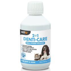 VETIQ 2 in 1 Denti Liquid 250ml - Ormskirk Pets