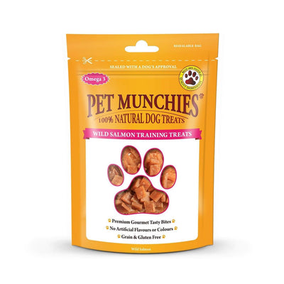 Pet Munchies Natural Wild Salmon Training Treats, 50g - Ormskirk Pets