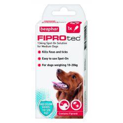 Beaphar FIPROtec Spot-On for Medium Dogs 1 pipette 1tmnt - Ormskirk Pets