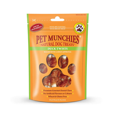 Pet Munchies Duck Twists 80g - Ormskirk Pets