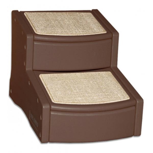 Rosewood 2 Step Stairs for Dogs - Tan Chocolate - Ormskirk Pets