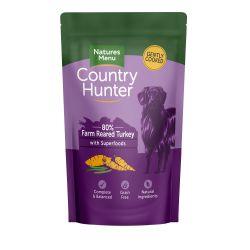 Natures Menu Country Hunter 80% Farm Reared Turkey with Superfoods 6 x 150g - Ormskirk Pets