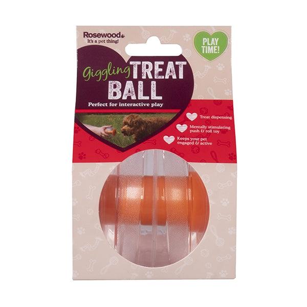 Rosewood Giggling Sound Interactive Treat Ball - Ormskirk Pets