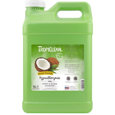 TropiClean Gentle Hypoallergenic Coconut Puppy & Kitten Shampoo Hypoallergenic 3.78l