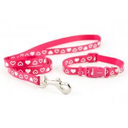 Ancol Small Bite Nylon Collar Set Raspberry 20-30cm - Ormskirk Pets