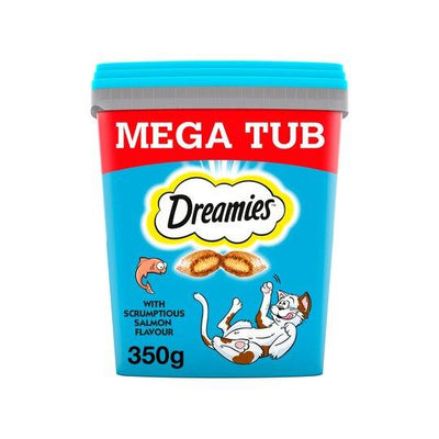 Dreamies Salmon Tub 350g - Ormskirk Pets