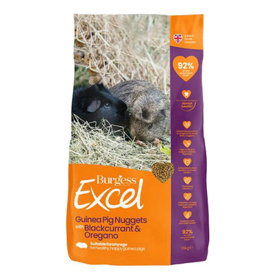 Burgess Excel Guinea Pig Blackcurrant & Oregano 1.5KG - Ormskirk Pets