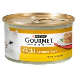 Gourmet Gold Savoury Cake with Chicken 85g x 12