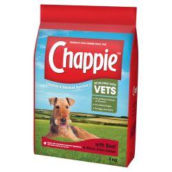 CHAPPIE Dog Complete Dry with Beef & Wholegrain Cereal 3kg 3kg - Ormskirk Pets