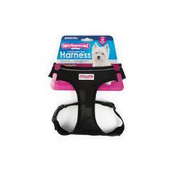 Ancol Comfort Mesh Harness Black med 44-57cm - Ormskirk Pets