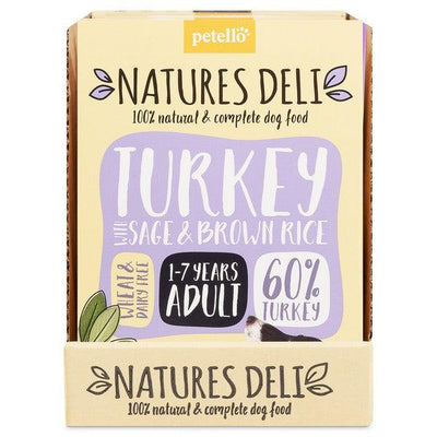 Natures Deli Turkey 400g tray Case of 7 - Ormskirk Pets