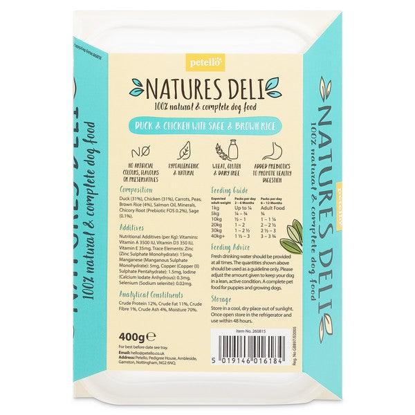 Natures Deli Puppy (Ckn & Duck) 400g tray Case of 7 - Ormskirk Pets