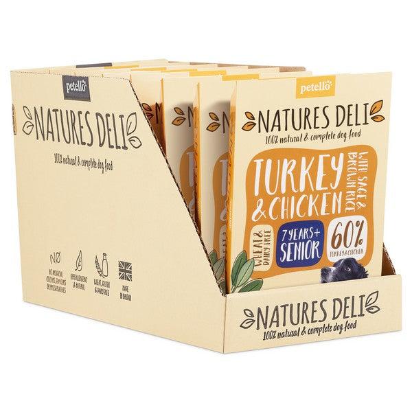 Natures Deli Senior (Ckn & Tky) 400g tray Case of 7 - Ormskirk Pets