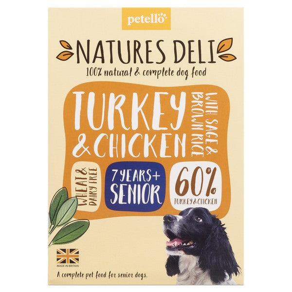 Natures Deli Senior (Ckn & Tky) 400g tray Case of 7 - Ormskirk Pets