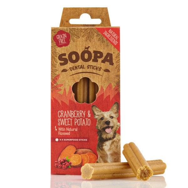 Soopa Cranberry and SP Dental Sticks 100g - Ormskirk Pets