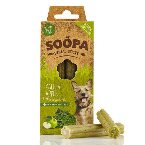 Soopa Kale & Apple Dental Sticks 100g - Ormskirk Pets