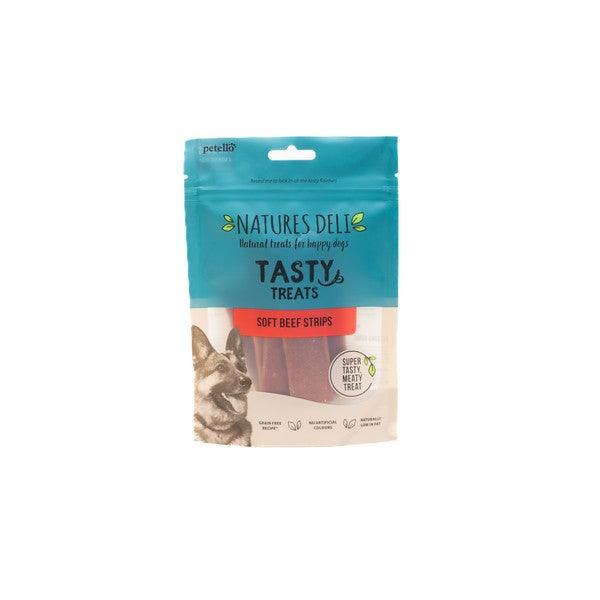 Natures Deli Soft Beef Strips 100g Case of 10 - Ormskirk Pets