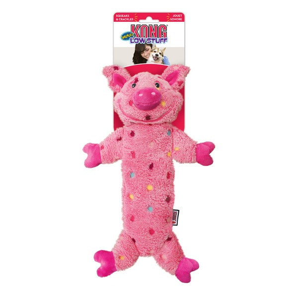 KONG Low Stuff Speckles Pig Large