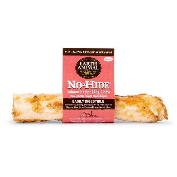 Earth Animal No Hide Salmon One Medium Chew 60g (Case of12) - Ormskirk Pets