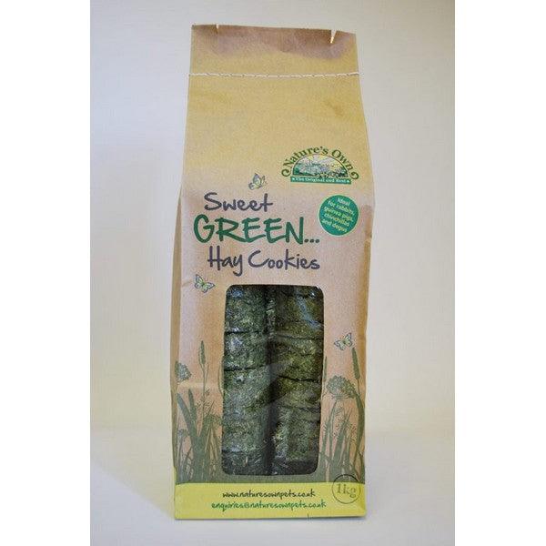 Sweet Green Hay Cookies 1kg - Ormskirk Pets