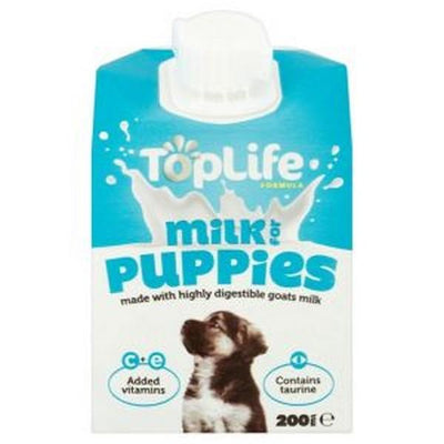 Toplife Goats Milk For Puppies 200ml Case of 18 - Ormskirk Pets