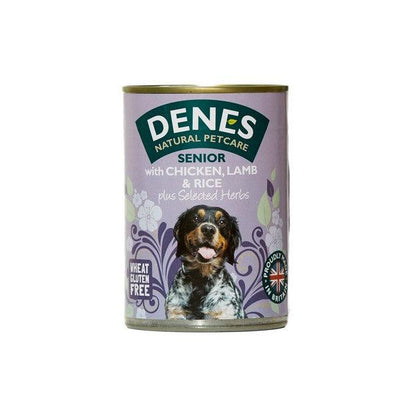 Denes Senior Dog Chicken Lamb Rice and Herbs 400g Case of 12 - Ormskirk Pets