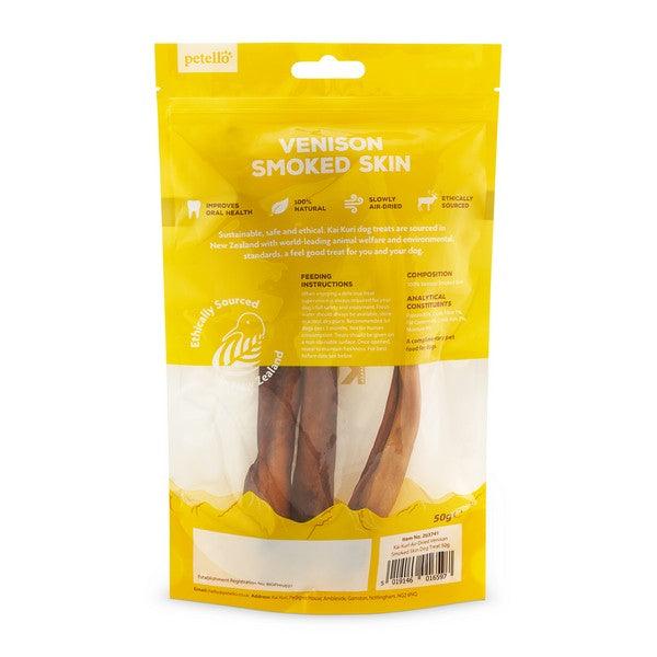 Kai Kuri Air-Dried Smoked Venison Shank Skin Dog Treat 50g Case of 8 - Ormskirk Pets