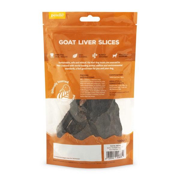 Kai Kuri Air-Dried Goat Liver Slice Dog Treat 100g Case of 8 - Ormskirk Pets