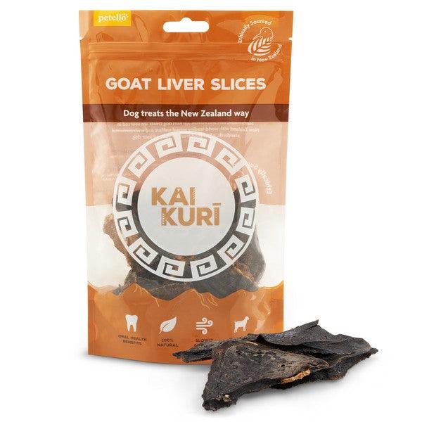 Kai Kuri Air-Dried Goat Liver Slice Dog Treat 100g Case of 8 - Ormskirk Pets