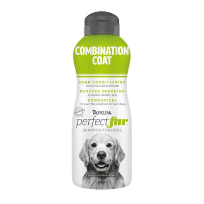 TropiClean Perfect Fur Combination Coat Shampoo for Dogs