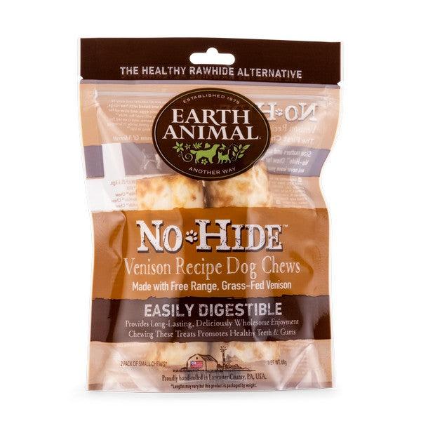 Earth Animal No Hide Venison Small Chews 2pk 68g - Ormskirk Pets