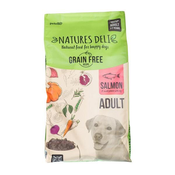 Natures Deli Adult GF Salmon and Sweet Potato 12kg - Ormskirk Pets