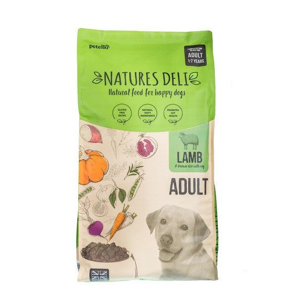 Natures Deli Adult Lamb and Rice 12kg - Ormskirk Pets