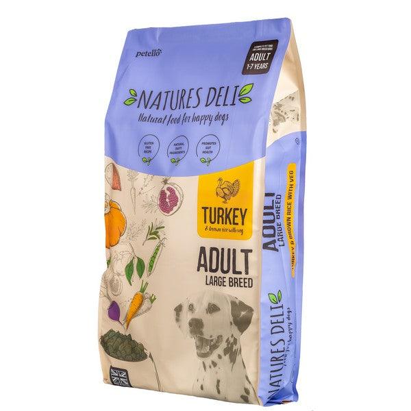 Natures Deli Adult Large Breed Turkey and Rice 12kg - Ormskirk Pets