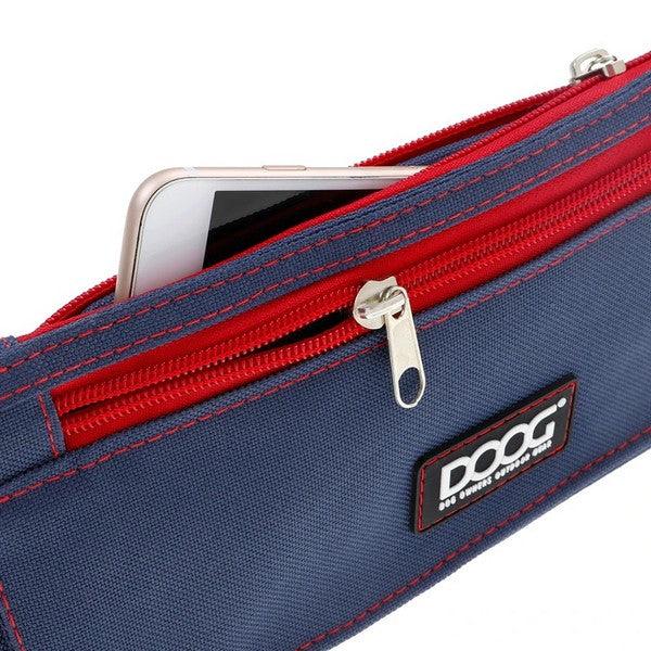 DOOG Walkie Belt - Navy/ Red - Ormskirk Pets